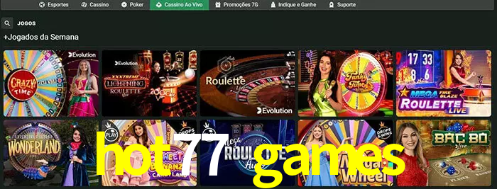 hot77 games bet